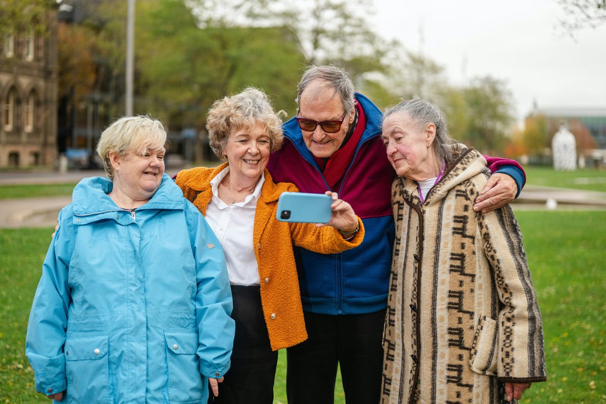 Group of smiling seniors representing patient panel growth